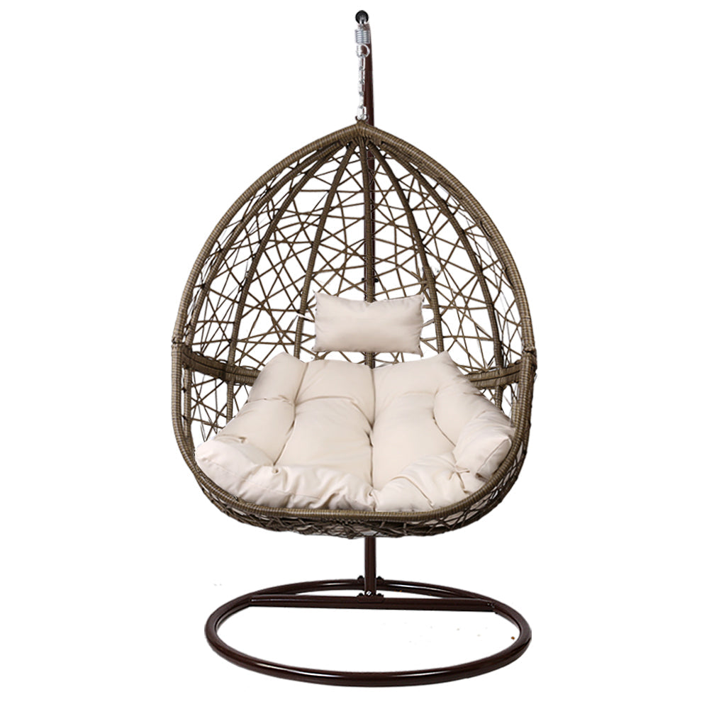 Chair Kingdom Premium Outdoor Brown Hanging Swing Chair